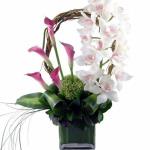 Reference # JBS 0503
$ 99.99

Beautiful cymbidium orchids and a spray of calla lilies make up this basket sensation. 