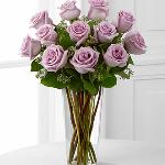 Refernce # E3-4811
Starting at $ 89.99
An enchanting bouquet of lavender roses sweetly touches her heart. Paired with seeded eucalyptus in a stylish glass vase, these lovely roses are a perfect gift.